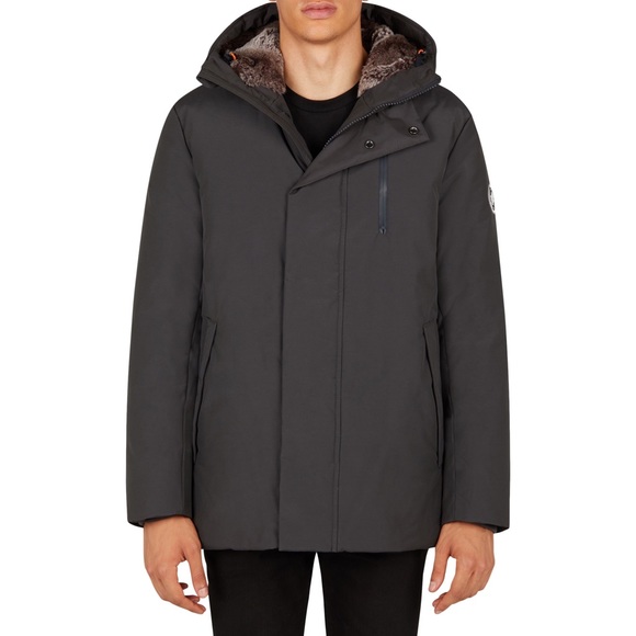 Duck Hooded Water Resistant Parka 